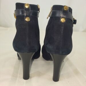TORY BURCH Booties Black Suede Boots